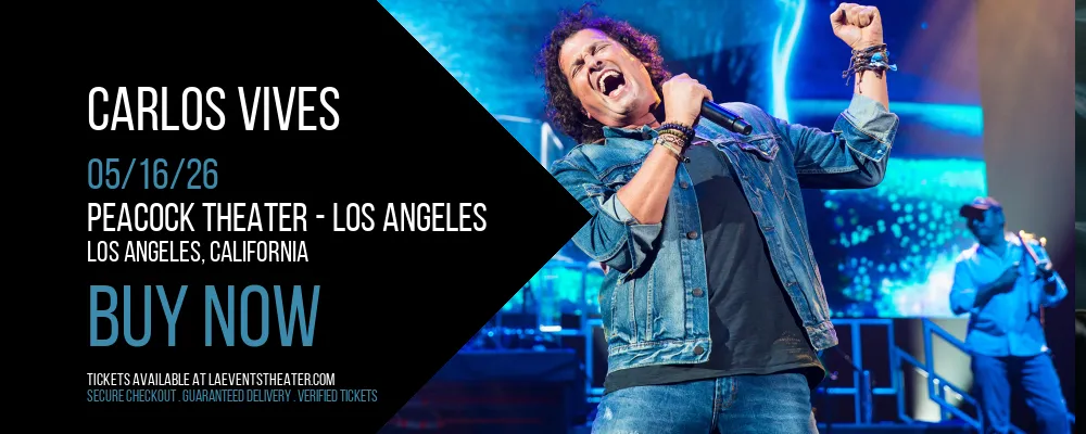 Carlos Vives at Peacock Theater