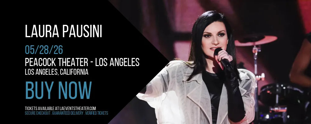 Laura Pausini at Peacock Theater