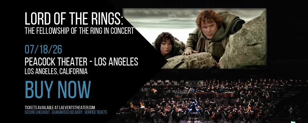 Lord Of The Rings at Peacock Theater